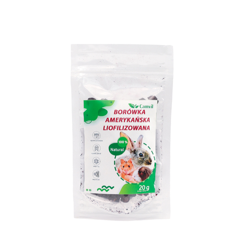 Borówka amerykańska liofilizowana 20g Camvil