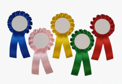 Kotylion Rozeta Flots pojedyncze jednorzędowe jednokolorowe dla koni wys. 48h